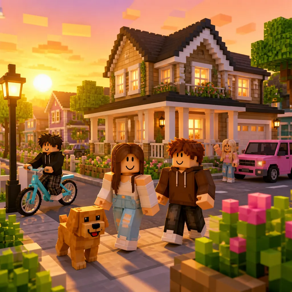 Brookhaven RP game art